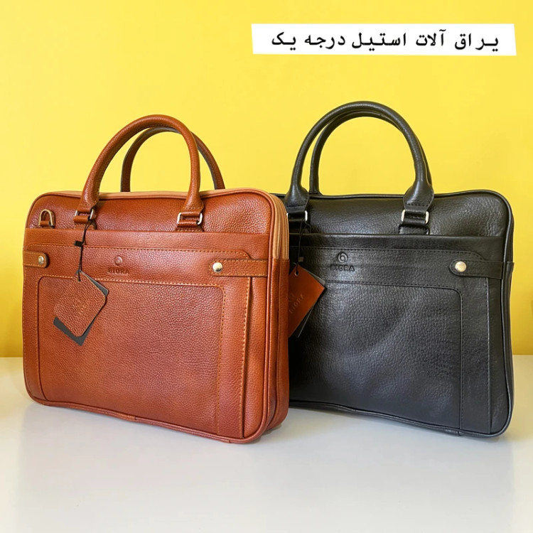 محصول نمونه تستی کیف اداری مردانه بیورا مدل چرم طبیعی