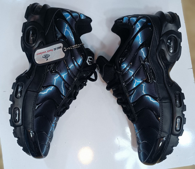 کتانی اسپرت مردانه نایک ایر مکس (Nike Air Max) مشکی آبی مدل Lightning